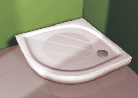 Ravak Galaxy sprchová vanička Elipso Pro 100x100 bílá XA23AA01010